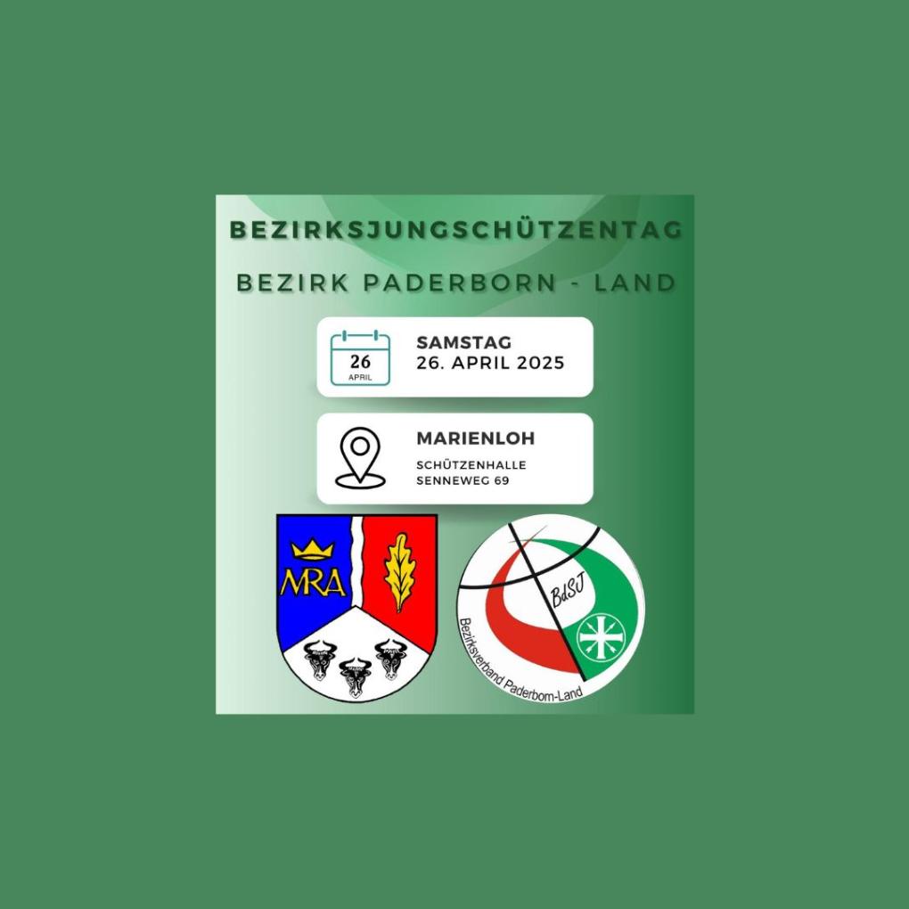 Bezirksjungschützentag Paderborn-Land in Marienloh