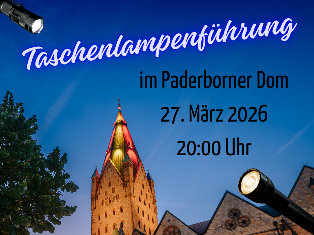 Taschenlampenführung im Paderborner Dom