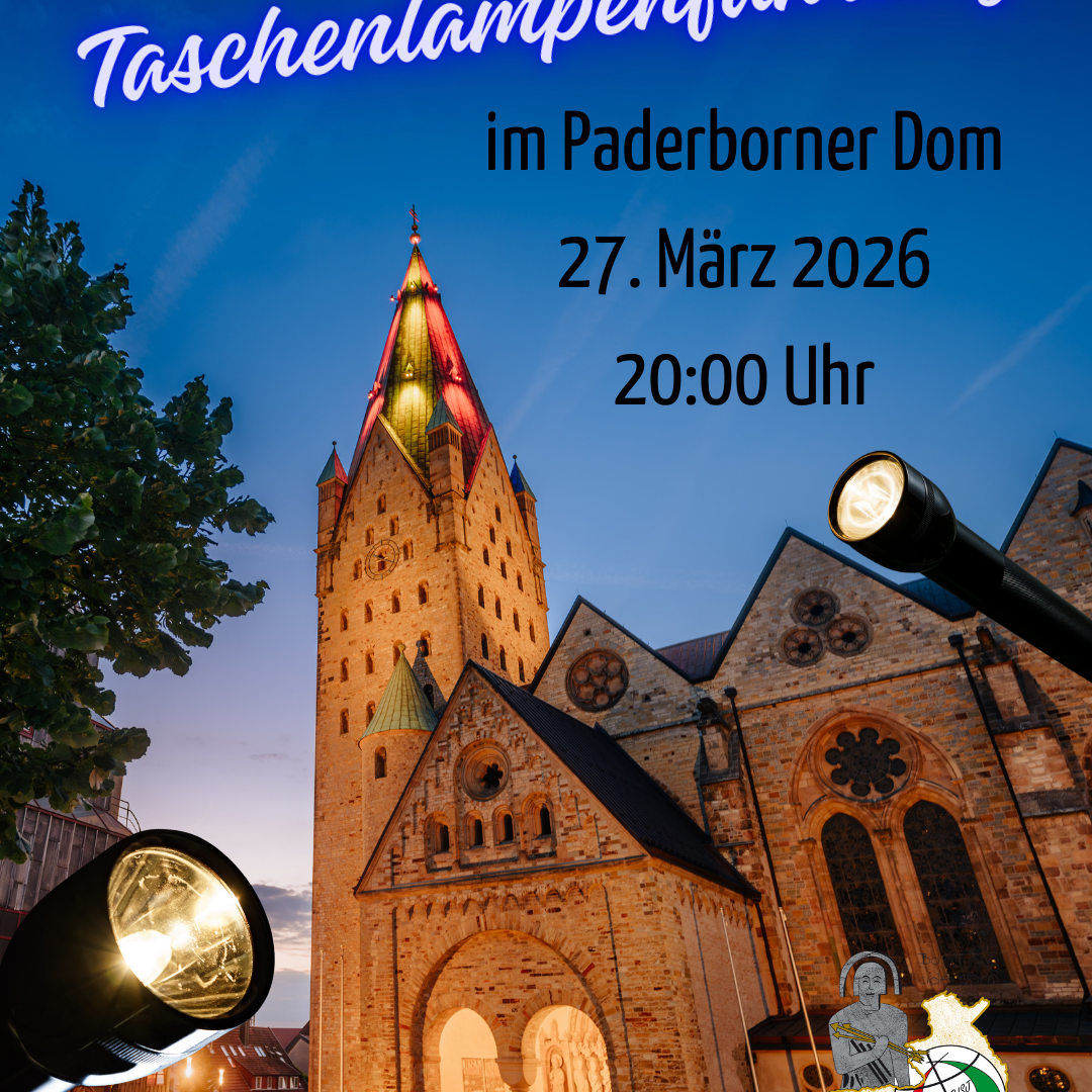 Taschenlampenführung im Paderborner Dom
